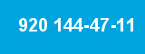 920 144-47-11